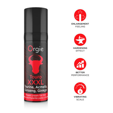 GEL MASCHILE TOURO XXXL 15 ML POWER CREAM