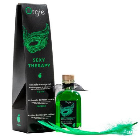 KIT PER MASSAGGI COMMESTIBILE ORAL SEXY THERAPY APPLE