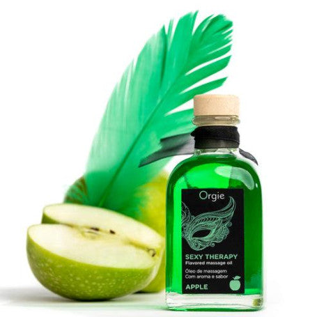 KIT PER MASSAGGI COMMESTIBILE ORAL SEXY THERAPY APPLE