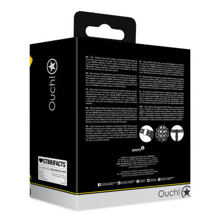 CINTURA DI CASTITÀ UOMO CON LUCHETTO CHASTITY JOCK