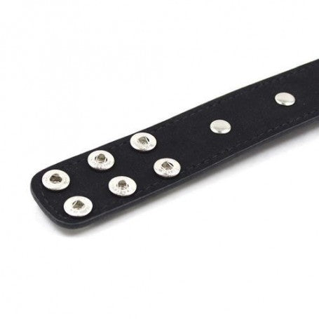 COLLARE SPIKES COLLAR BLACK BONDAGE NERO FETISH COSTRITTIVO BDSM DRESS HARNESS