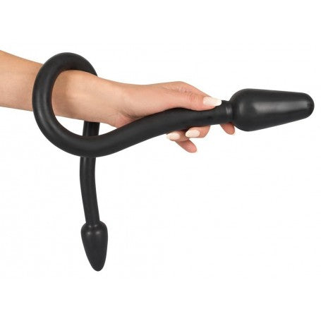 DILDO FALLO DOPPIO PENETRAZIONE VAGINALE ANALE NERO IMPERMEABILE PLUG BLACK