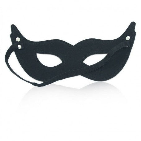 MISTERY MASK BLACK MSCHERA FETISH BONDAGE PER UOMO E DONNA IN PELLE SINTETICA SEXY